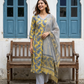 Pure Hand Block Printed Kurta Set (Lemon)