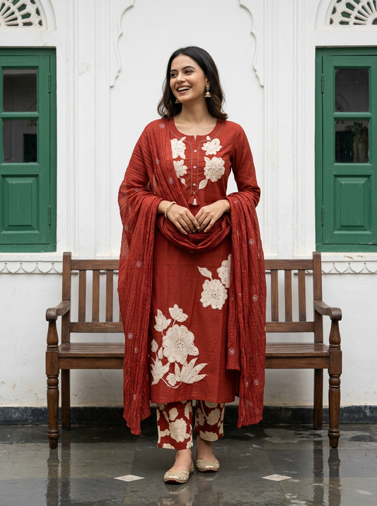 Cotton Suit Set in 2 Versatile Colours