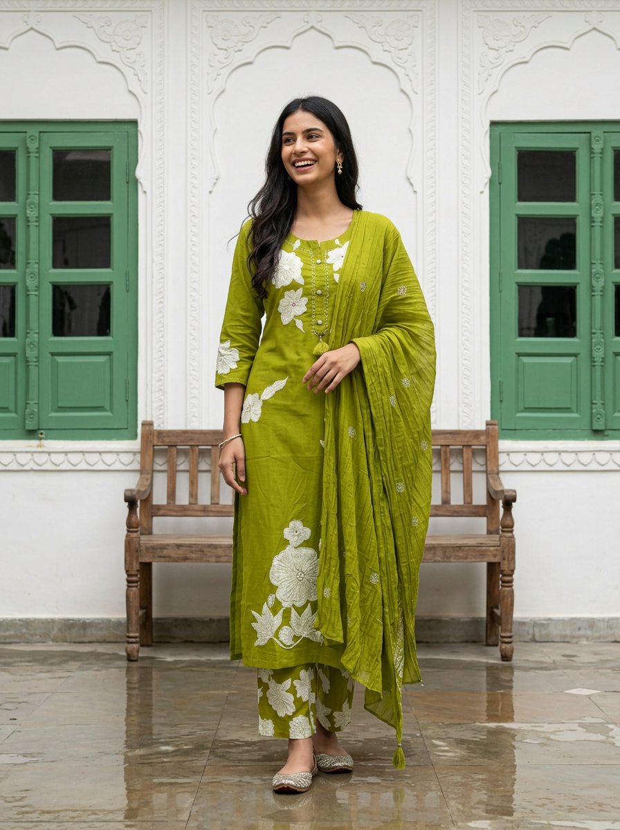 Cotton Suit Set in 2 Versatile Colours