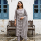 Soft Linen Grey Suit Set