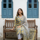Pure Hand Block Printed Kurta Set (Lemon)