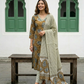 Pure Hand Block Printed Kurta Set (Khakhi Green)