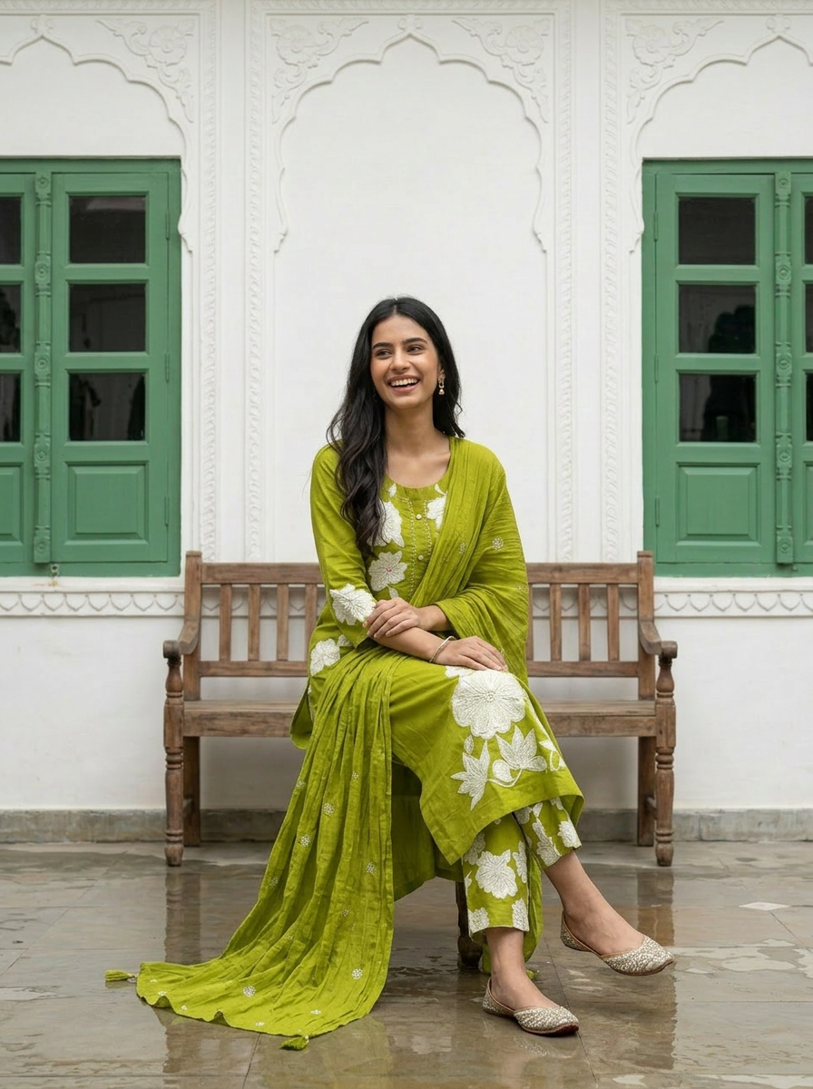 Cotton Suit Set in 2 Versatile Colours