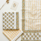 Kota Doriya Dupatta Cotton Block Printed Unstitched Suit Set
