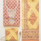 Premium Embroidered Cotton Block Printed Unstitched Suit Set