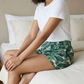 Printed Cotton Lounge Shorts