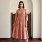 Pink Muslin kurta pant set