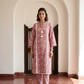 Pakistani cotton kurta set with lace details