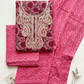 Gota Patti Cotton Block Printed Unstitched Suit Set
