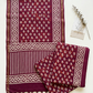 Cotton Block Printed Unstitched Suit Set