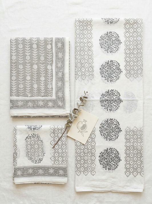 Cotton Block Printed Unstitched Suit Set