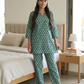 Green Printed Cotton Co-ord Set