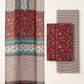 Cotton Block Printed Chiffon Dupatta Unstitched Suit Set