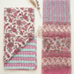Cotton Block Printed Chiffon Dupatta Unstitched Suit Set