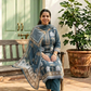 Cotton Linen Printed Kurta Set with Dupatta