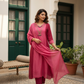 Pure Banaras Mulchanderi Necklace Handwork 3-Piece Set