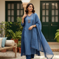 Pure Banaras Mulchanderi Necklace Handwork 3-Piece Set