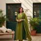 Mulchanderi A-Line 3-Piece Set with Lining
